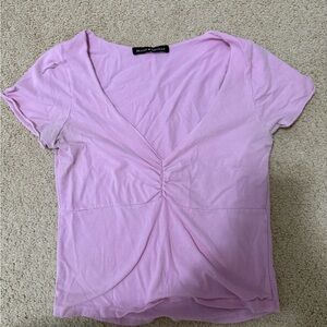 Blush Pink V-Neck Top